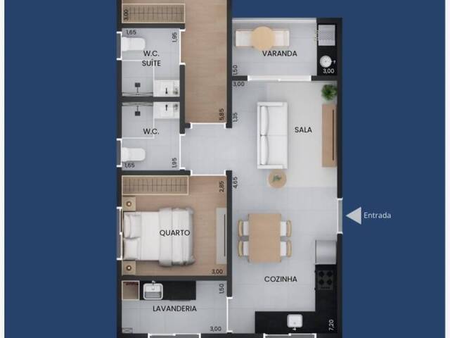 #AP1560 - Apartamento para Venda em Boituva - SP