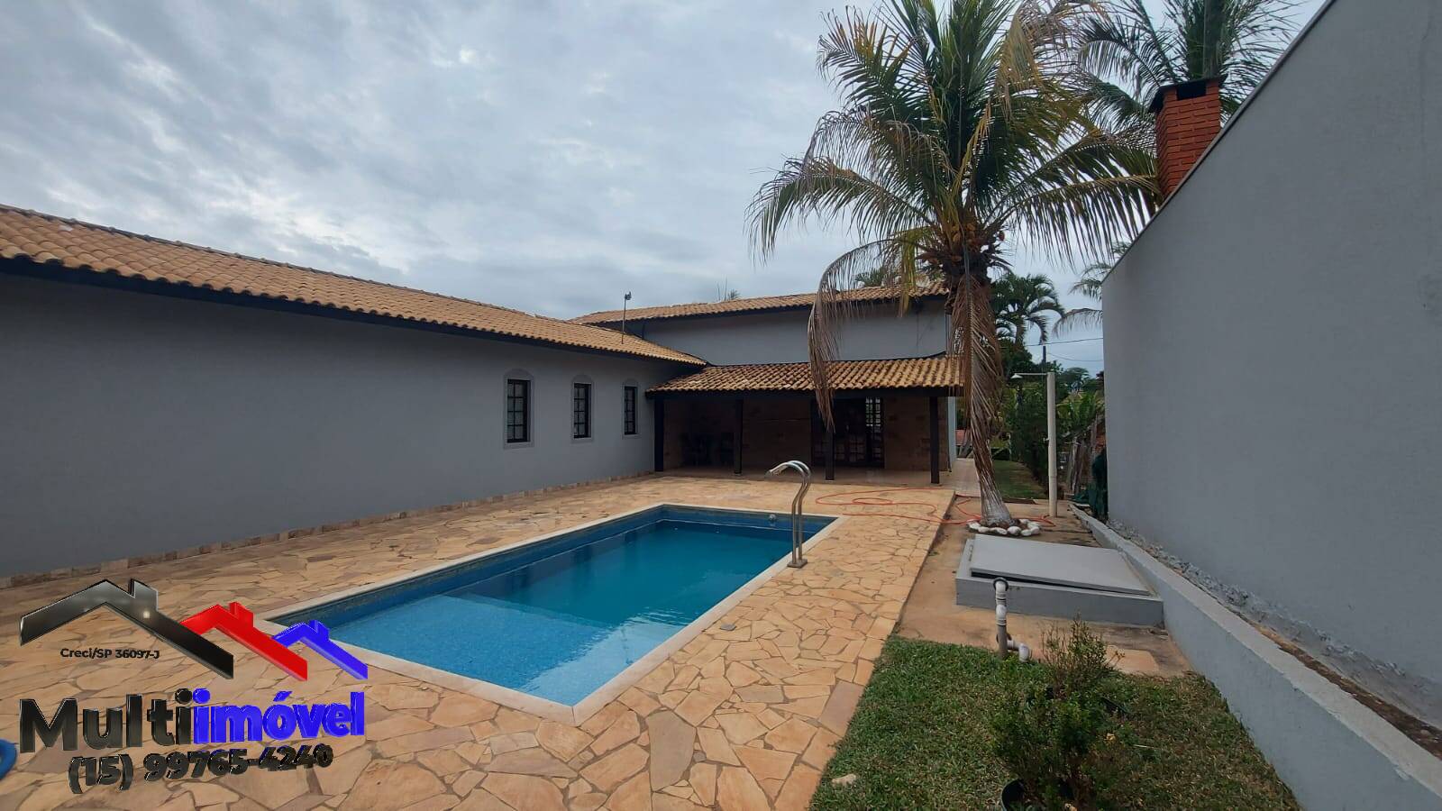 Chácara, 3 quartos, 1000 m² - Foto 1